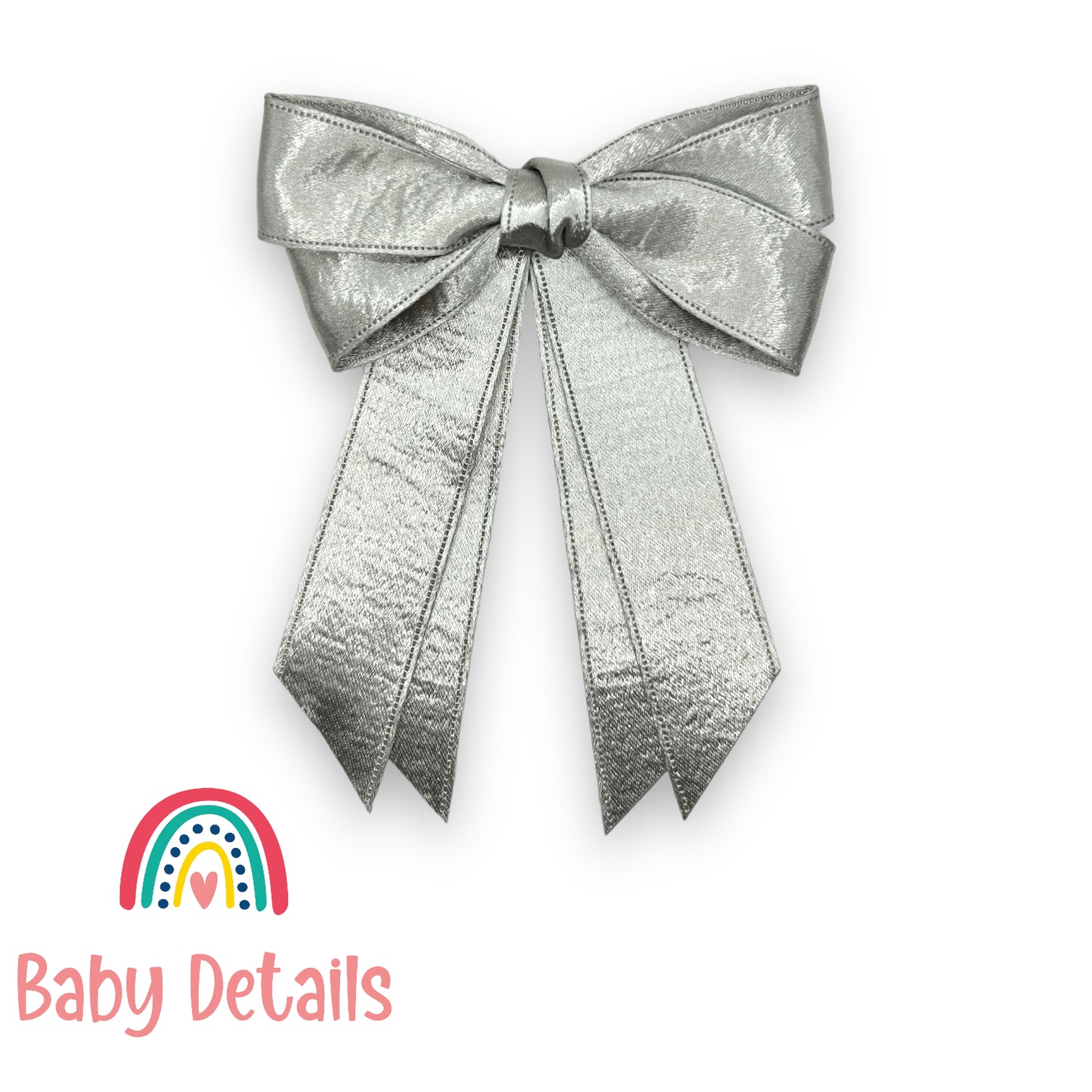 Long Double Bow - Silver