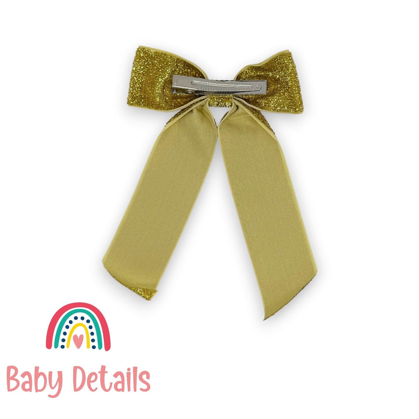 Wide Long Shiny Ribbon - Gold