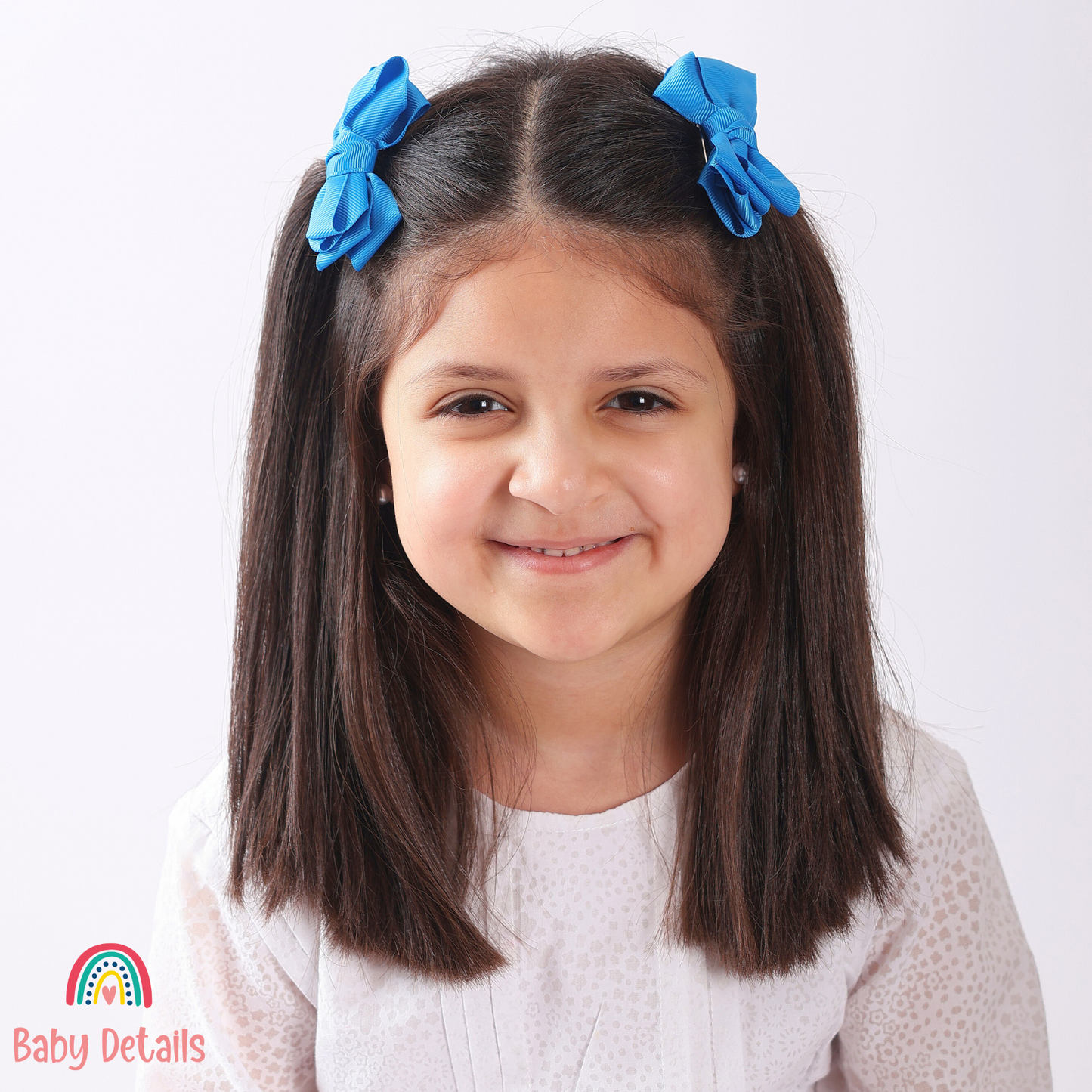 Set of 2 Layers Hair Clip - Blue