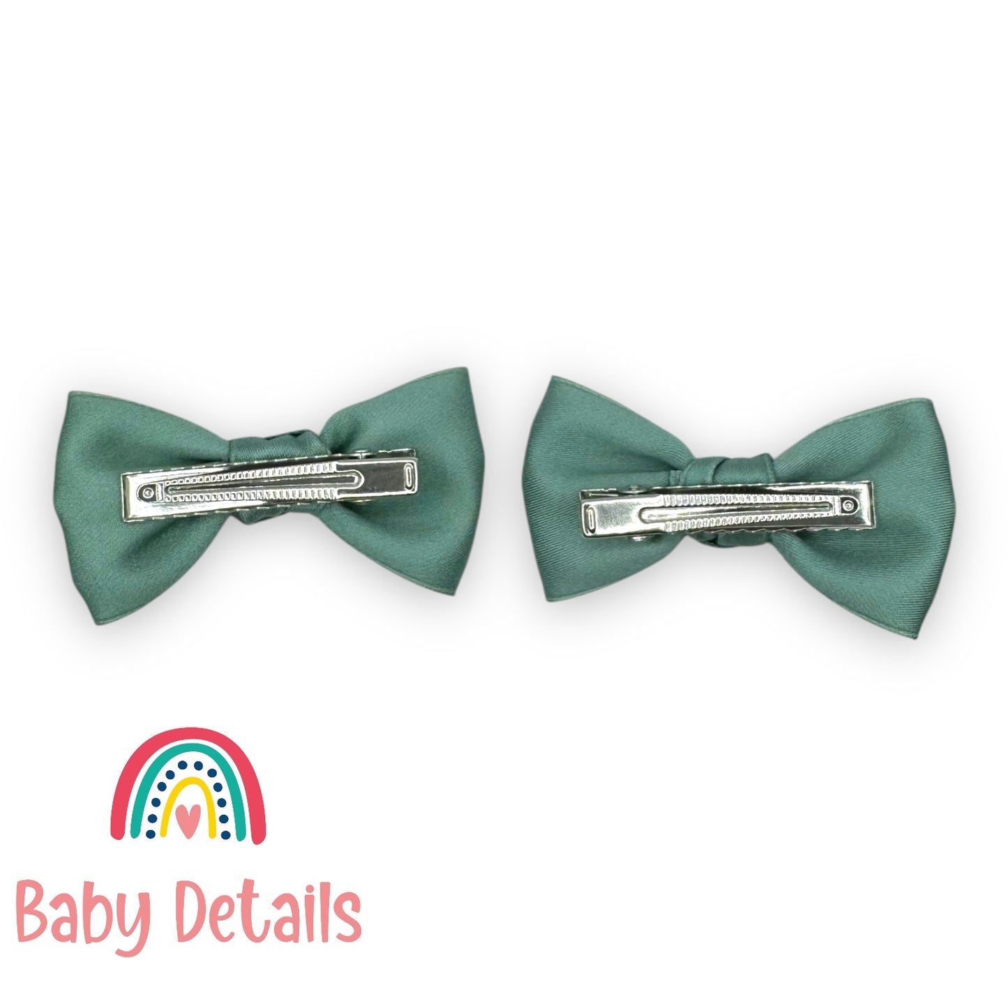 Set of 2 Classic Knot Bows - Turquoise