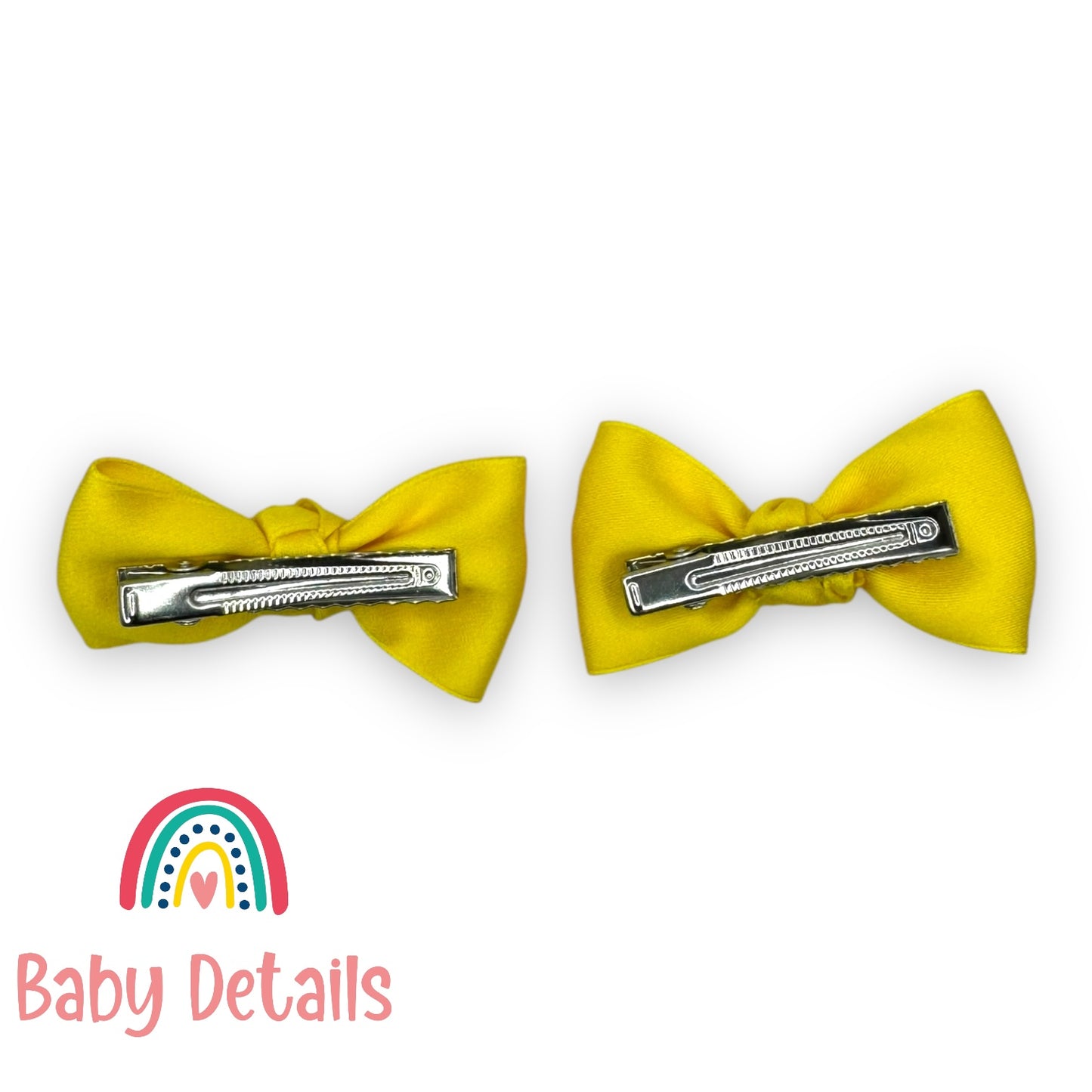 Set of 2 Classic Knot Bows - Yellow