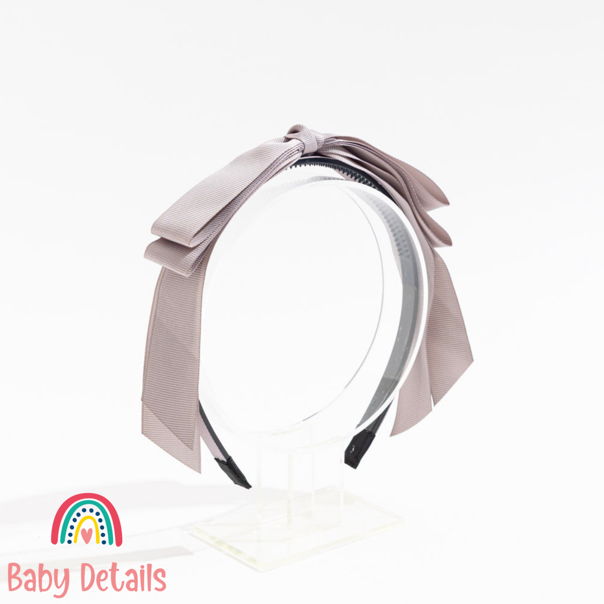 Signature Headband - Light Grey