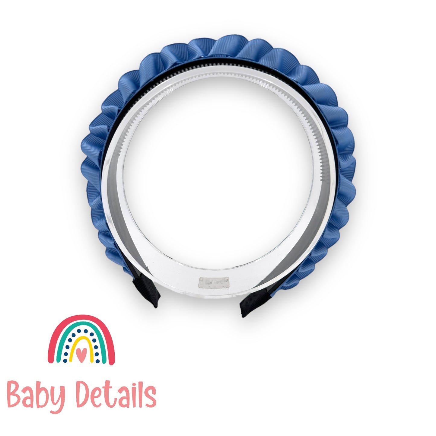 Big Braided Headband - Ice Blue