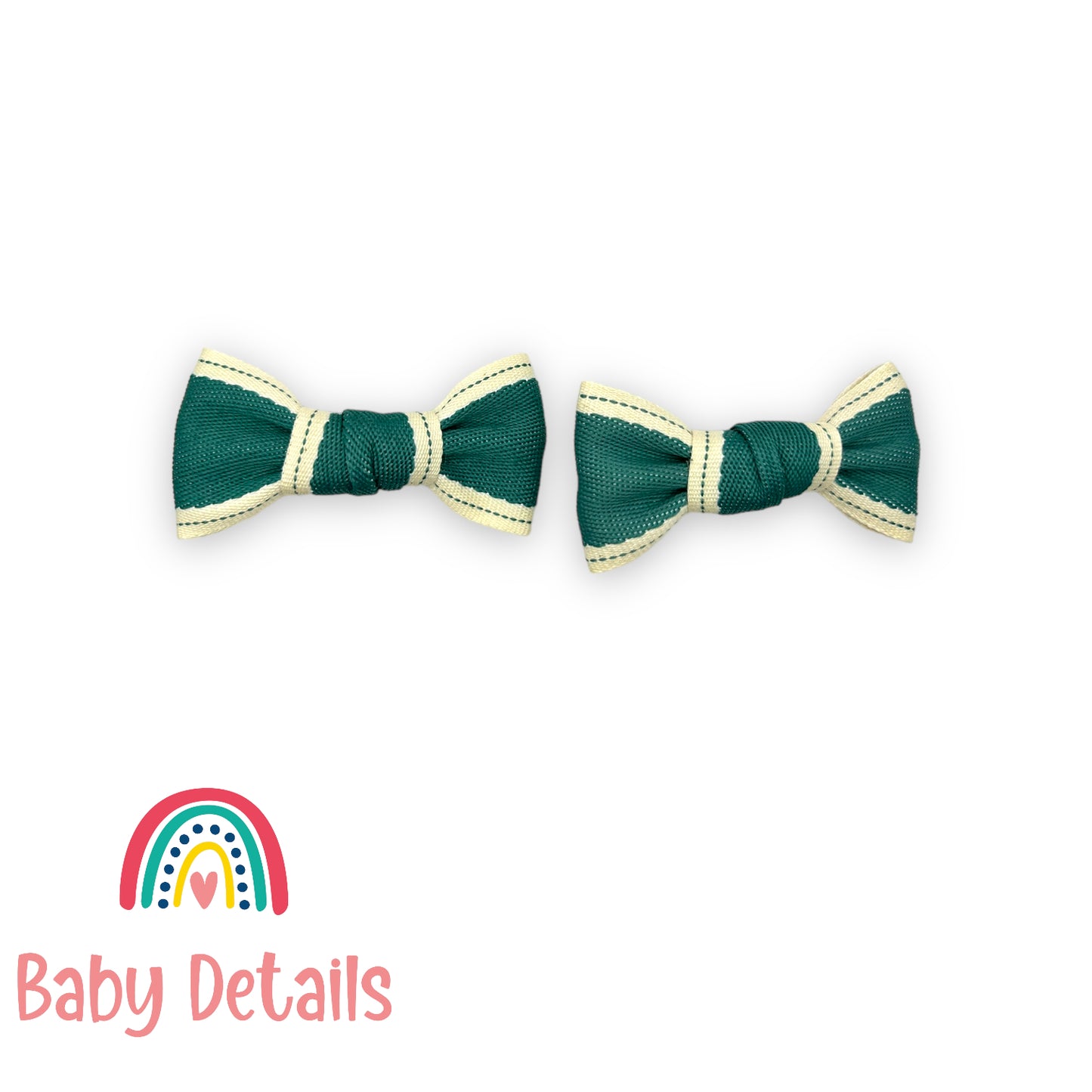 مجموعة من مشبكين للشعر من شرائط القماش - أزرق