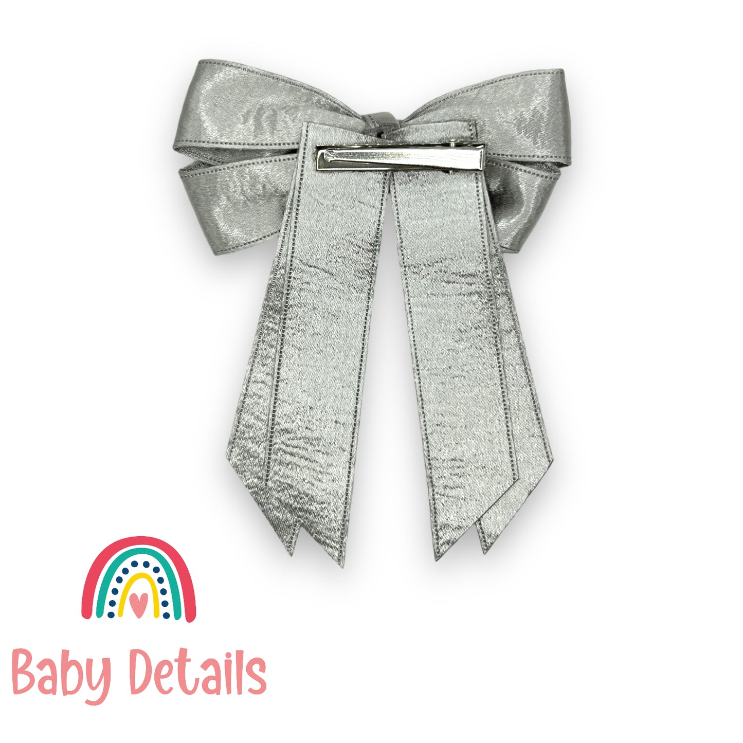Long Double Bow - Silver