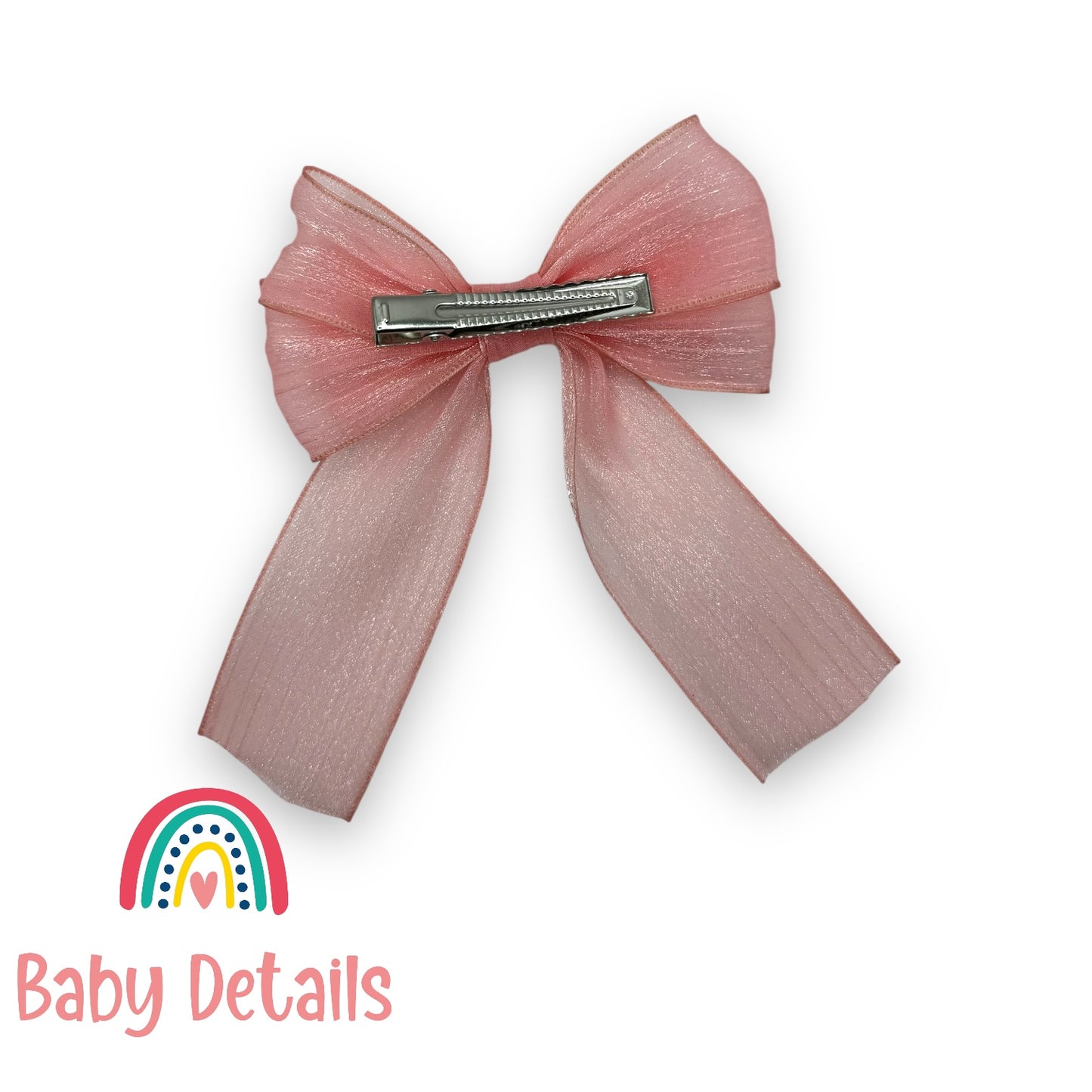 ربطات شعر شيفون ناعمة طويلة - مرجاني