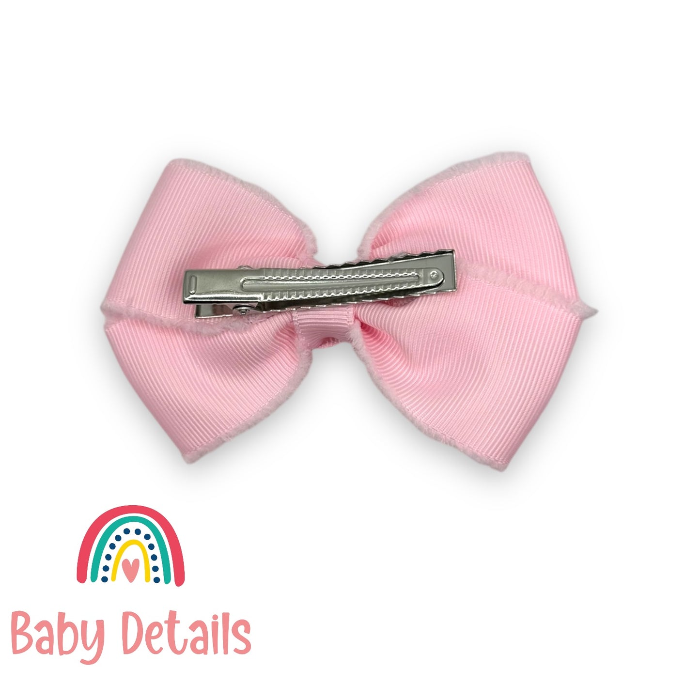 Timeless Bow Hair Clip - Light Pink