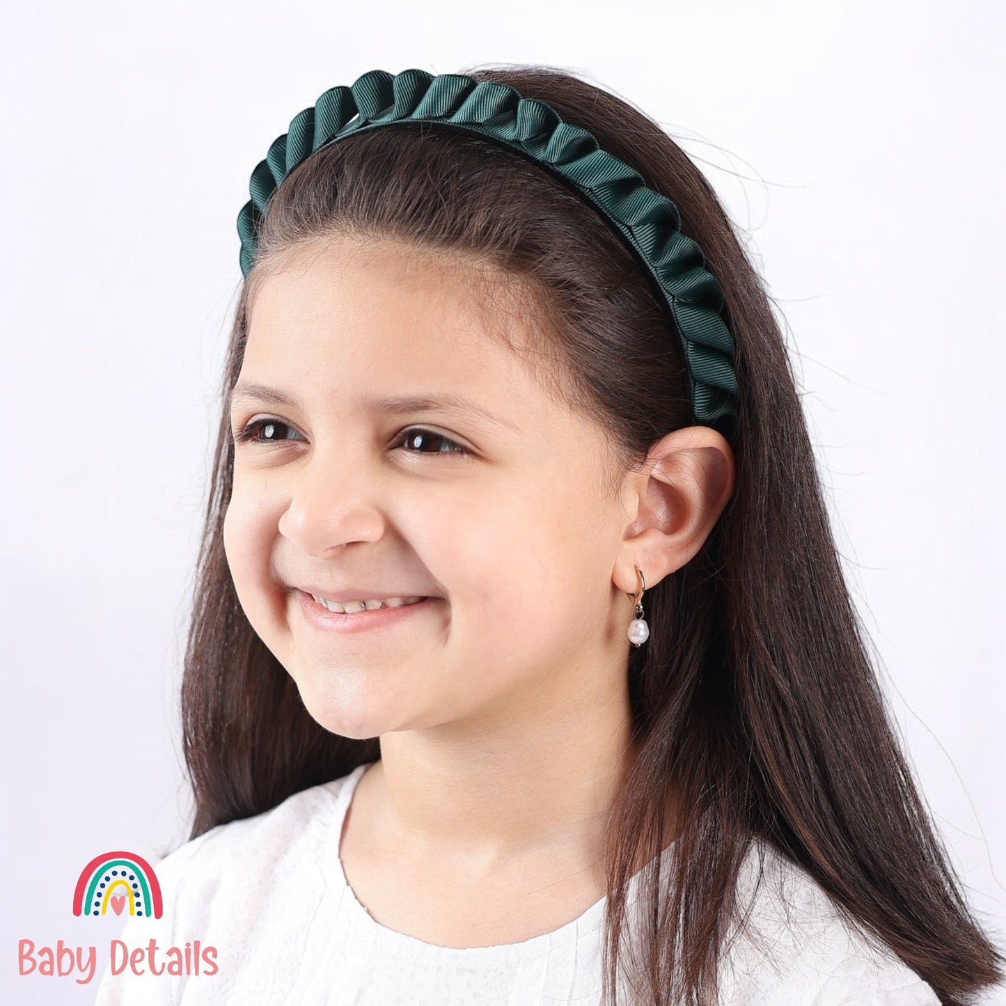 Big Braided Headband - Deep Green