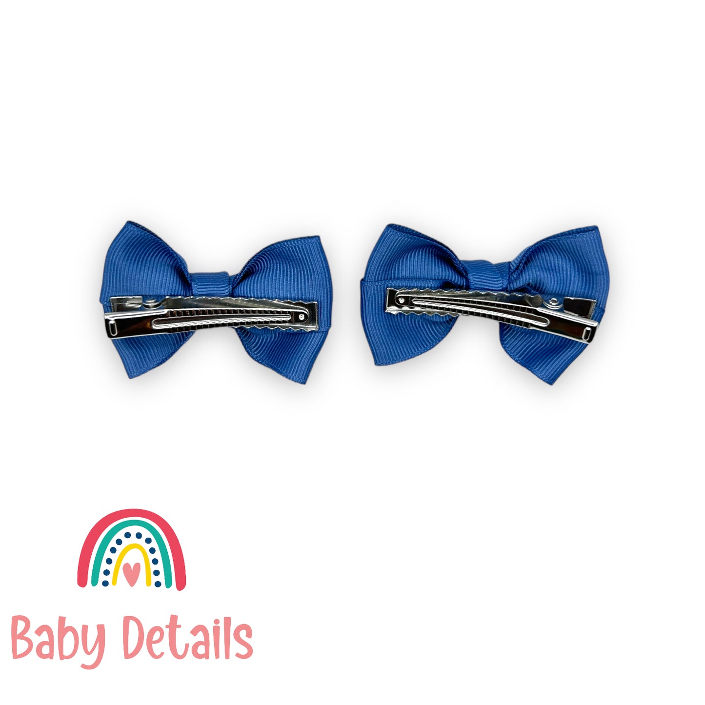 مجموعة من مشبكي شعر كلاسيكيين - رمادي مزرق