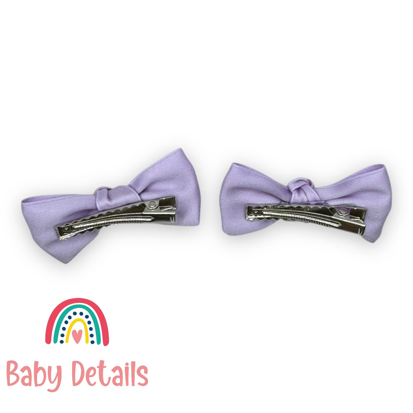 Set of 2 Classic Knot Bows - Purple