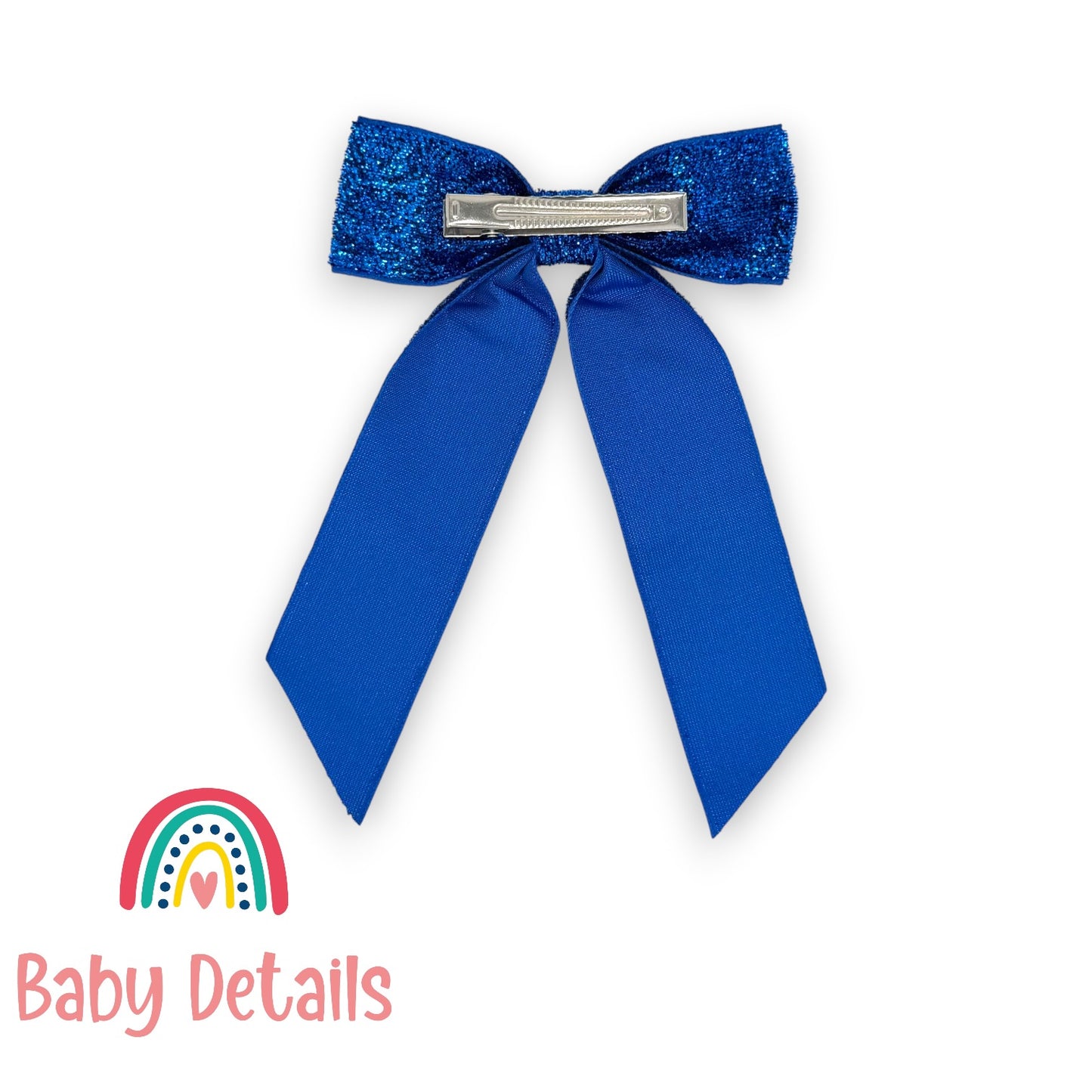 Wide Long Shiny Ribbon - Blue