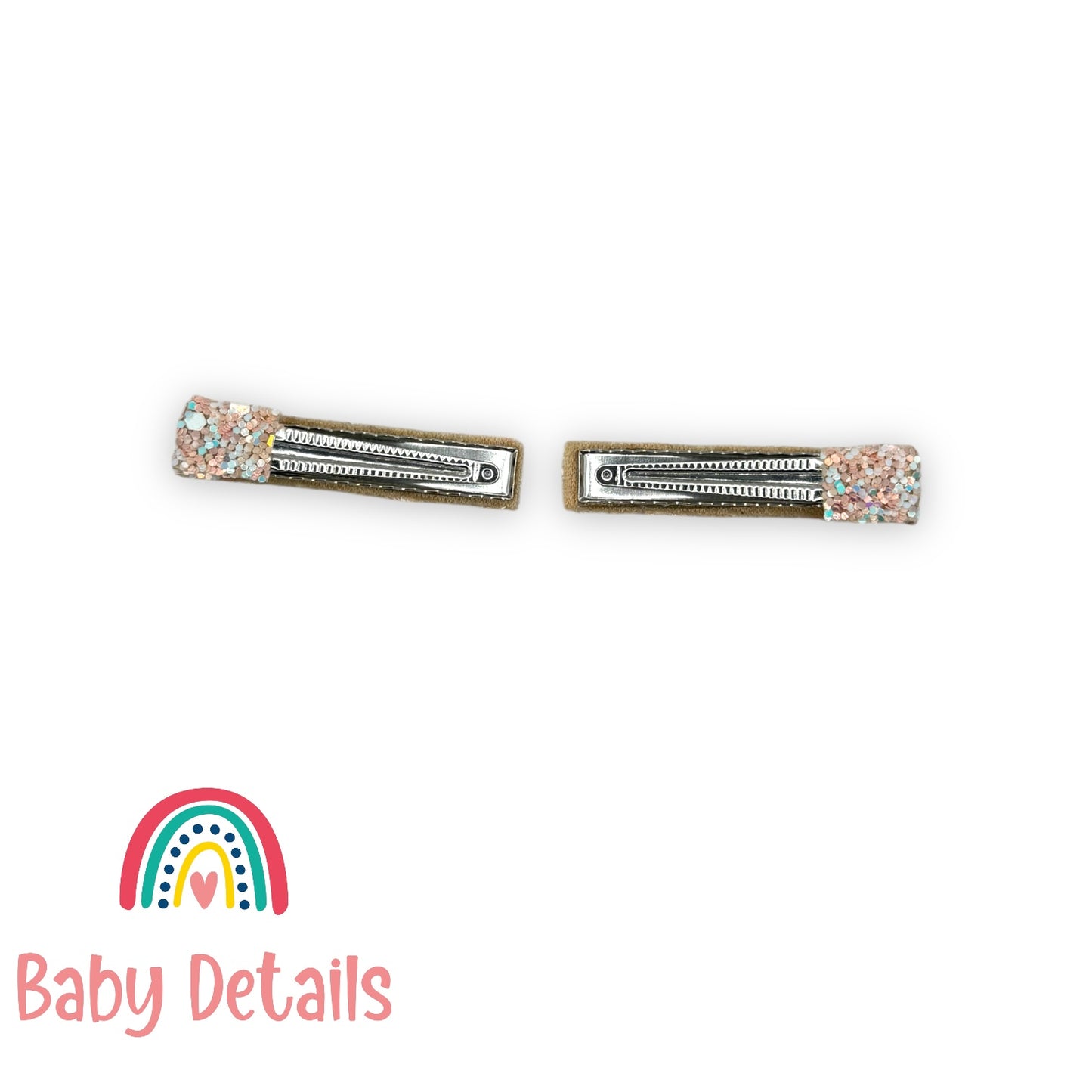 مشابك شعر لامعة - بطيخي