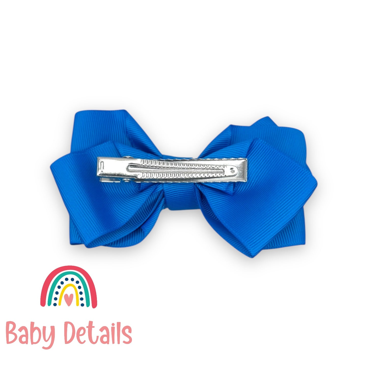 Big Bow Layers Hair Clip - Blue