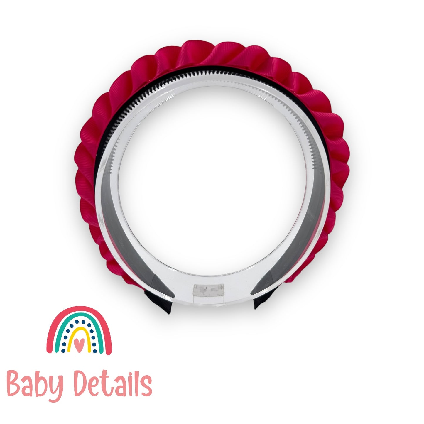 Big Braided Headband - Fuchsia