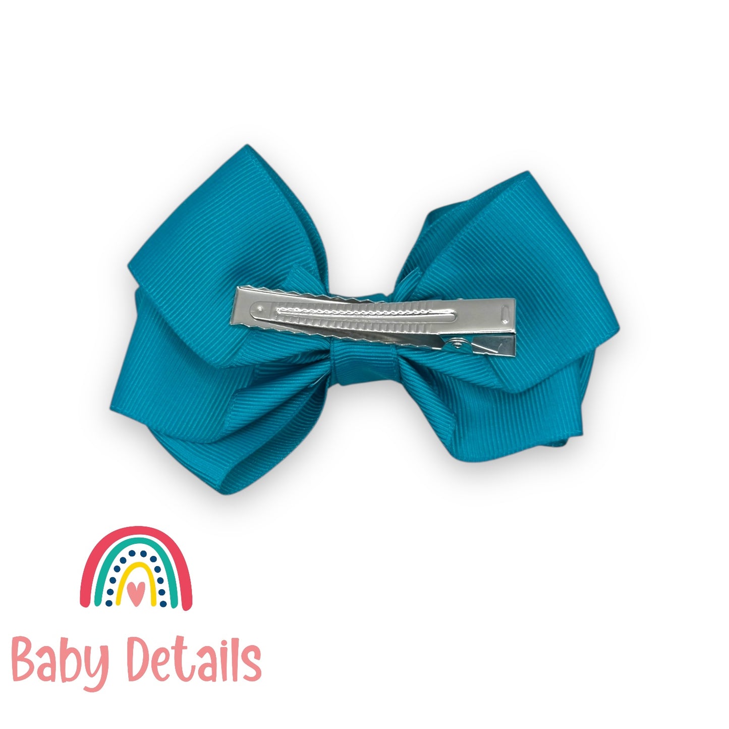 Big Bow Layers Hair Clip - Pacific Blue