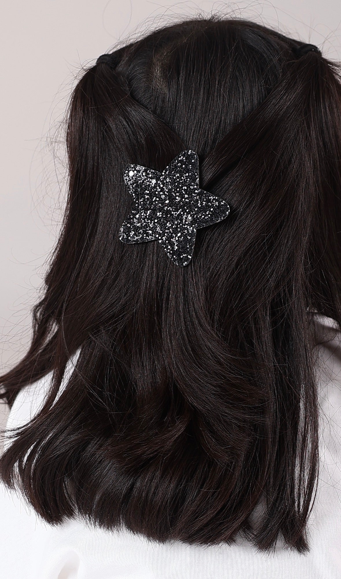 Shining Star Clip - Black & Silver