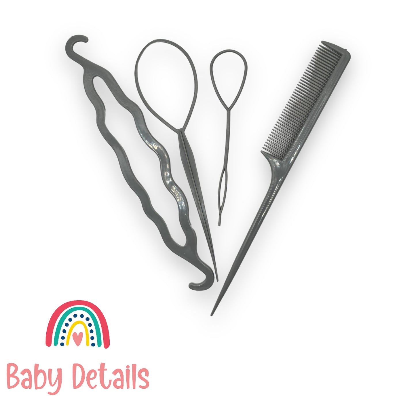 أدوات تصفيف الشعر 2 - رمادي