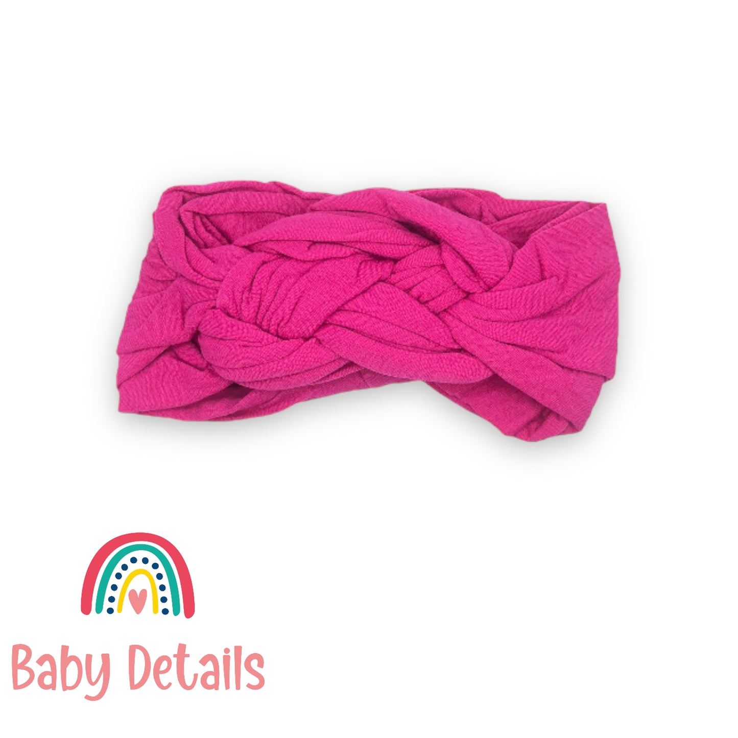Fuchsia braided headband