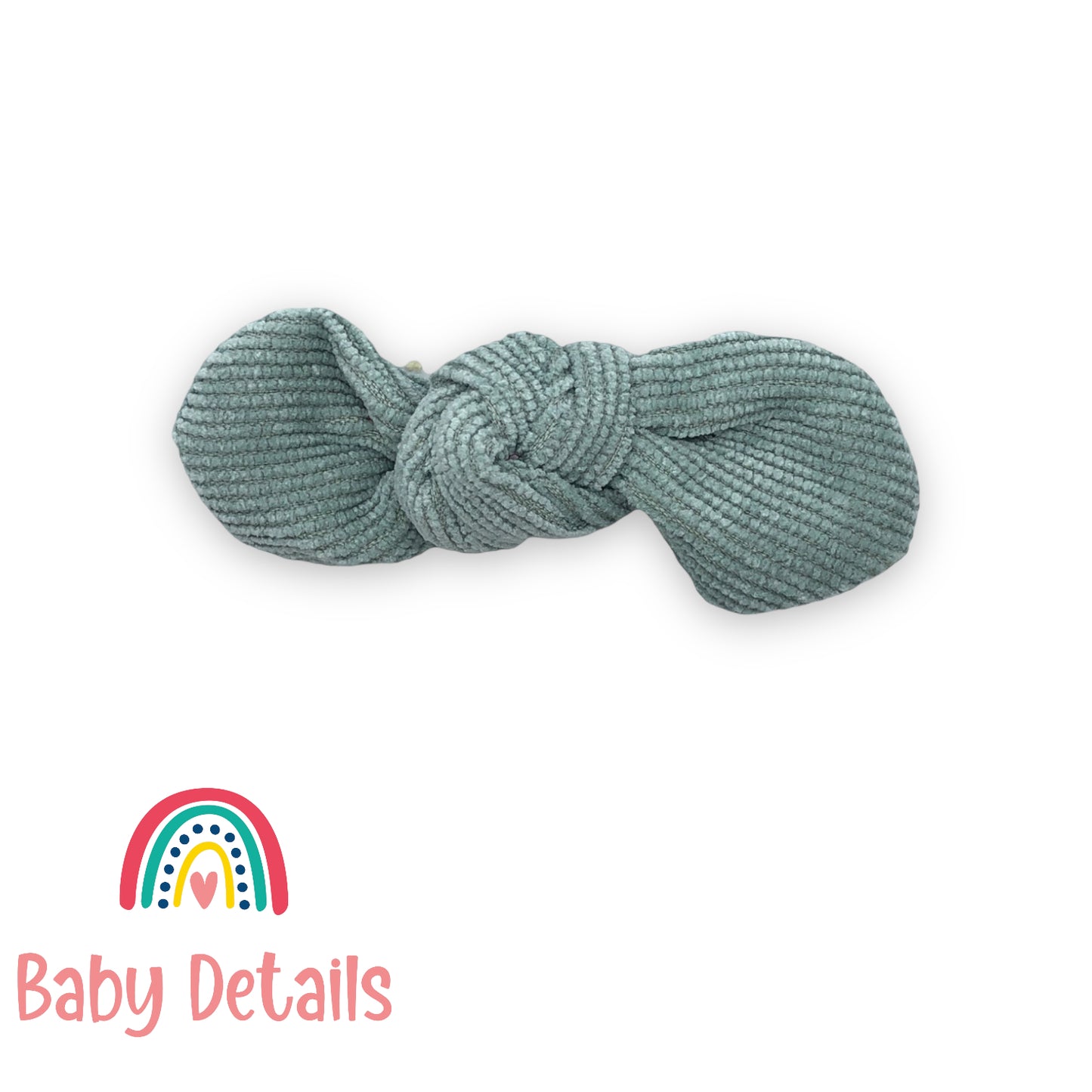 Velvet Hair Clip Blue