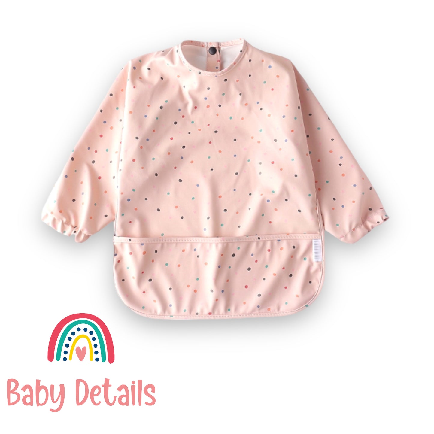 Waterproof Baby Bib - Colored Dots