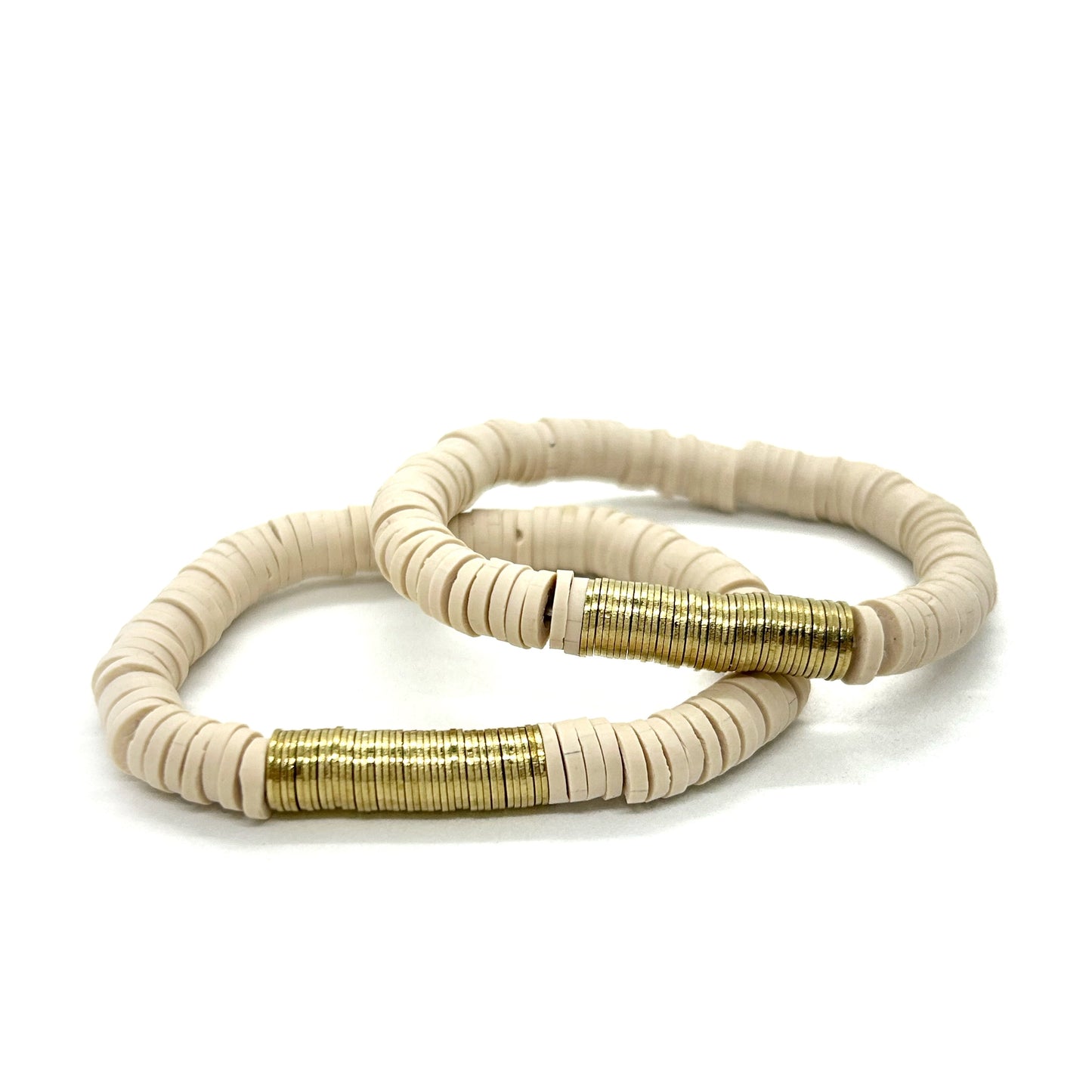 Beige Bracelets