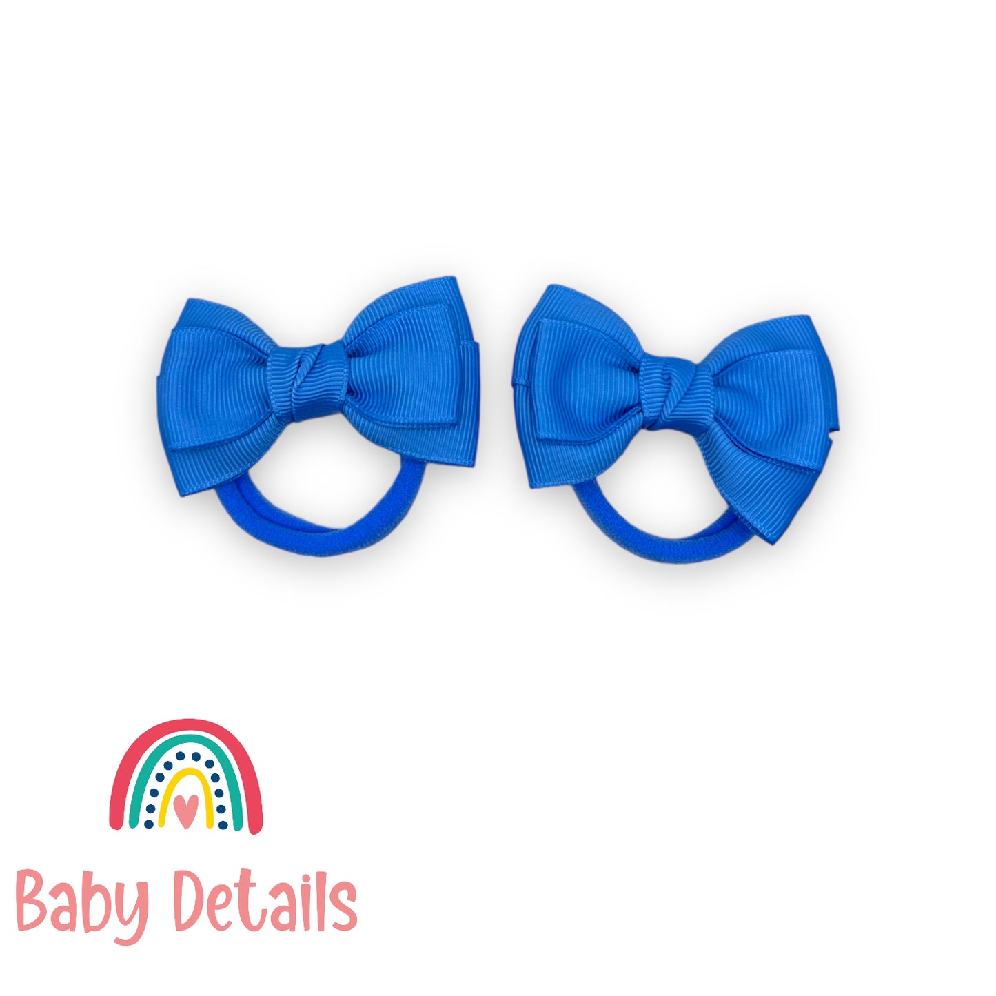 Set of 2 classic hair ties - Blue