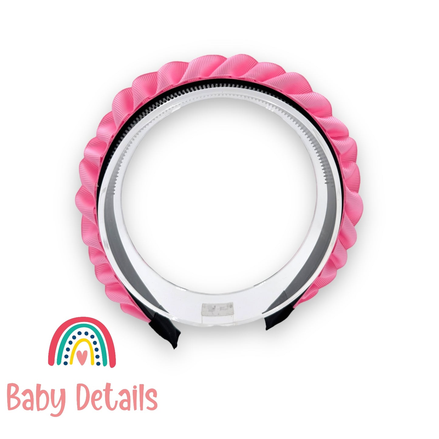 Big Braided Headband - Light Pink