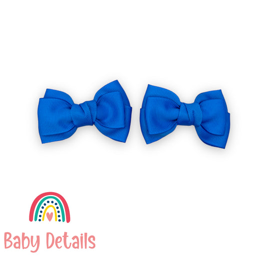 Set of 2 classic hair clips - Blue