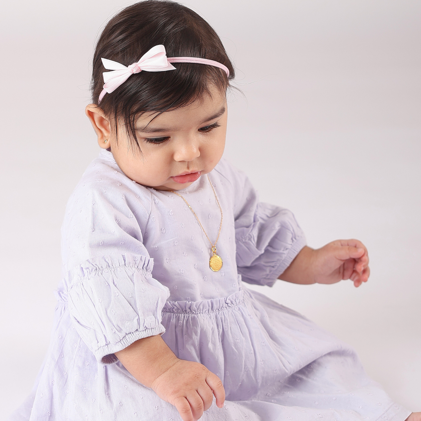 Big Bow Headband - Light Pink