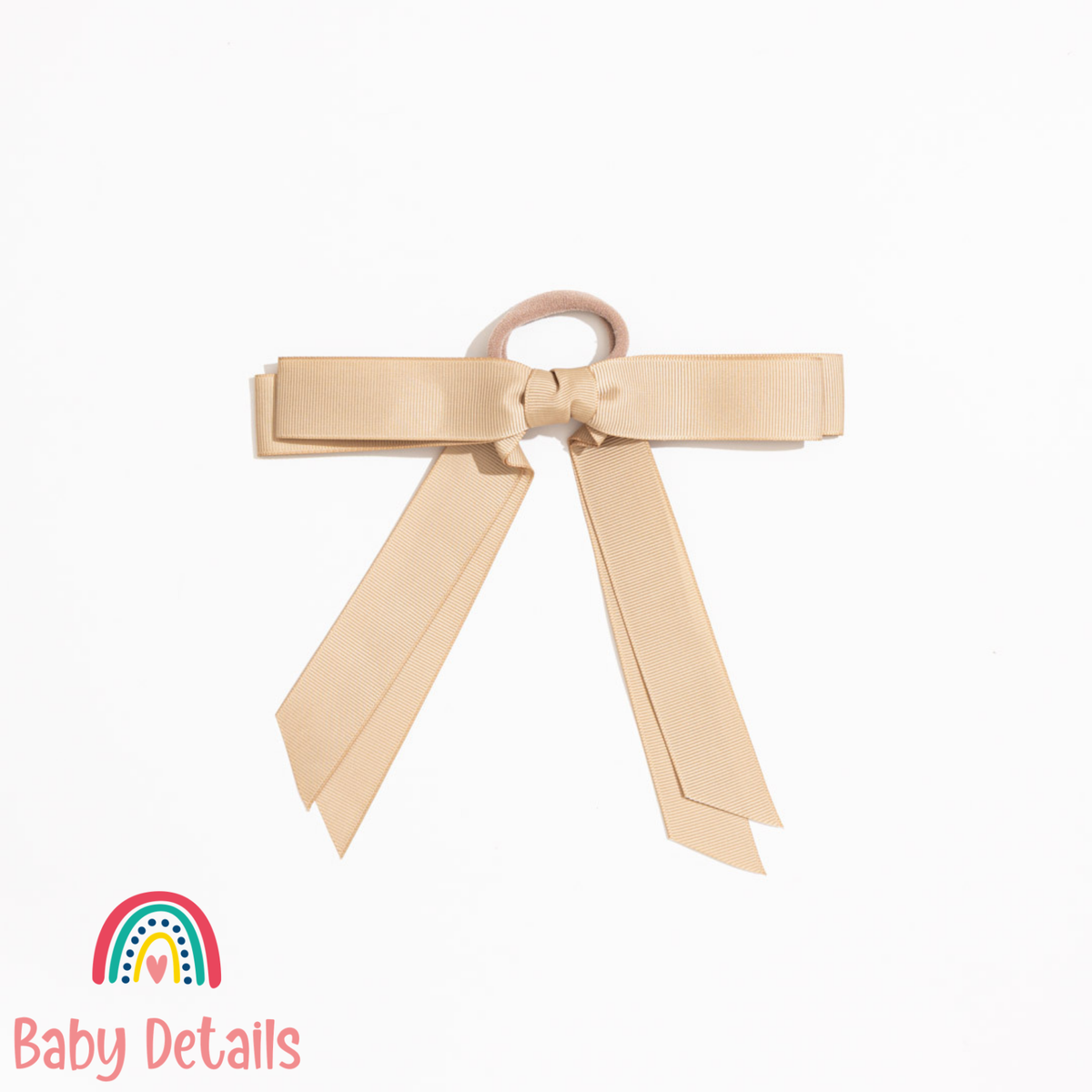 Signature Hair Tie - Beige