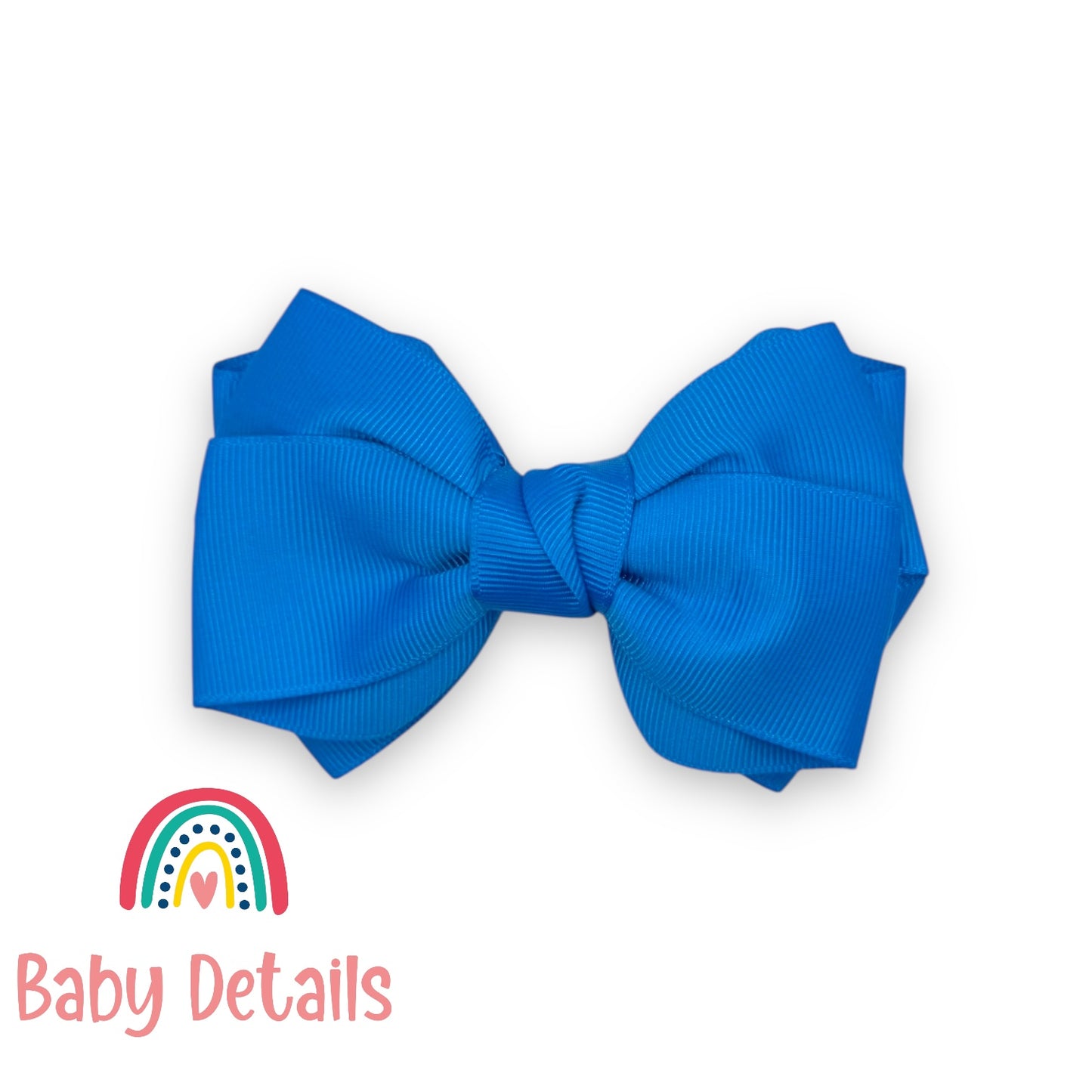 Big Bow Layers Hair Clip - Blue