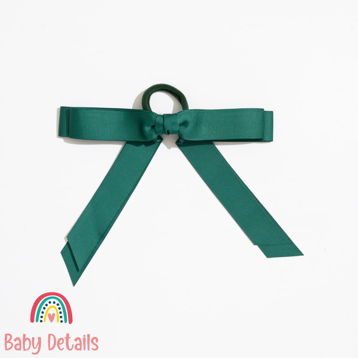 Signature Hair Tie - Dark Green