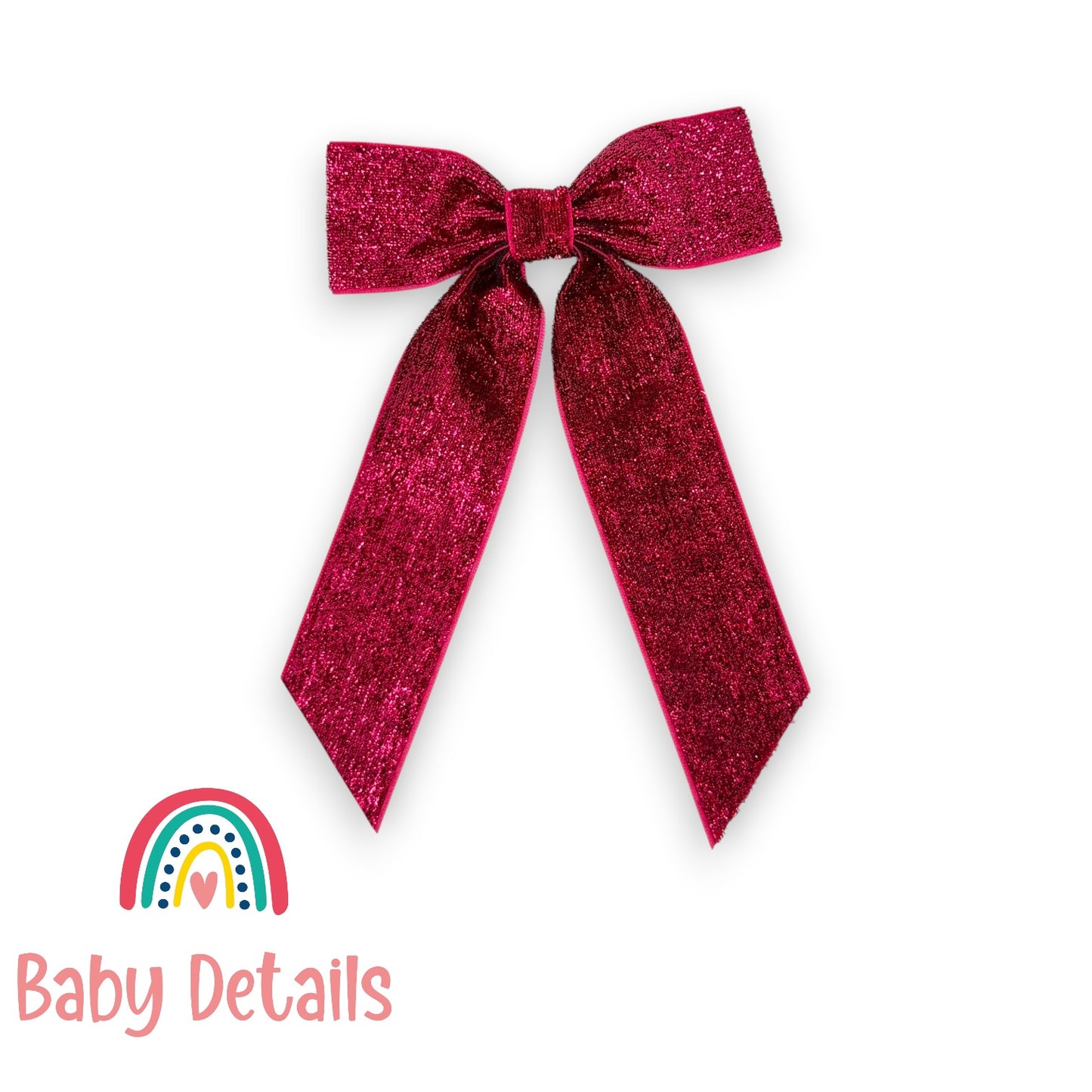 Wide Long Shiny Ribbon - Fuchsia