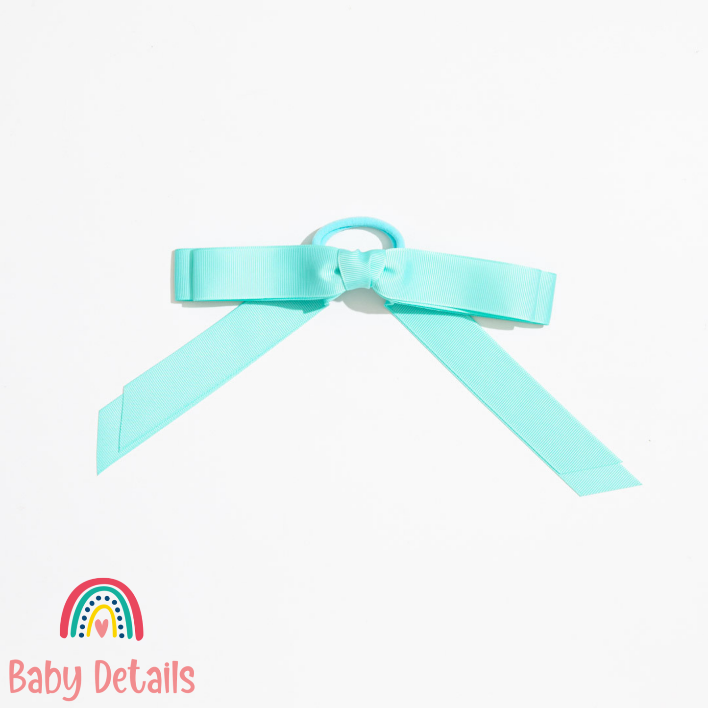 Signature Hair Tie - Aqua Green