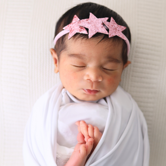 3 Stars Headband - Pink