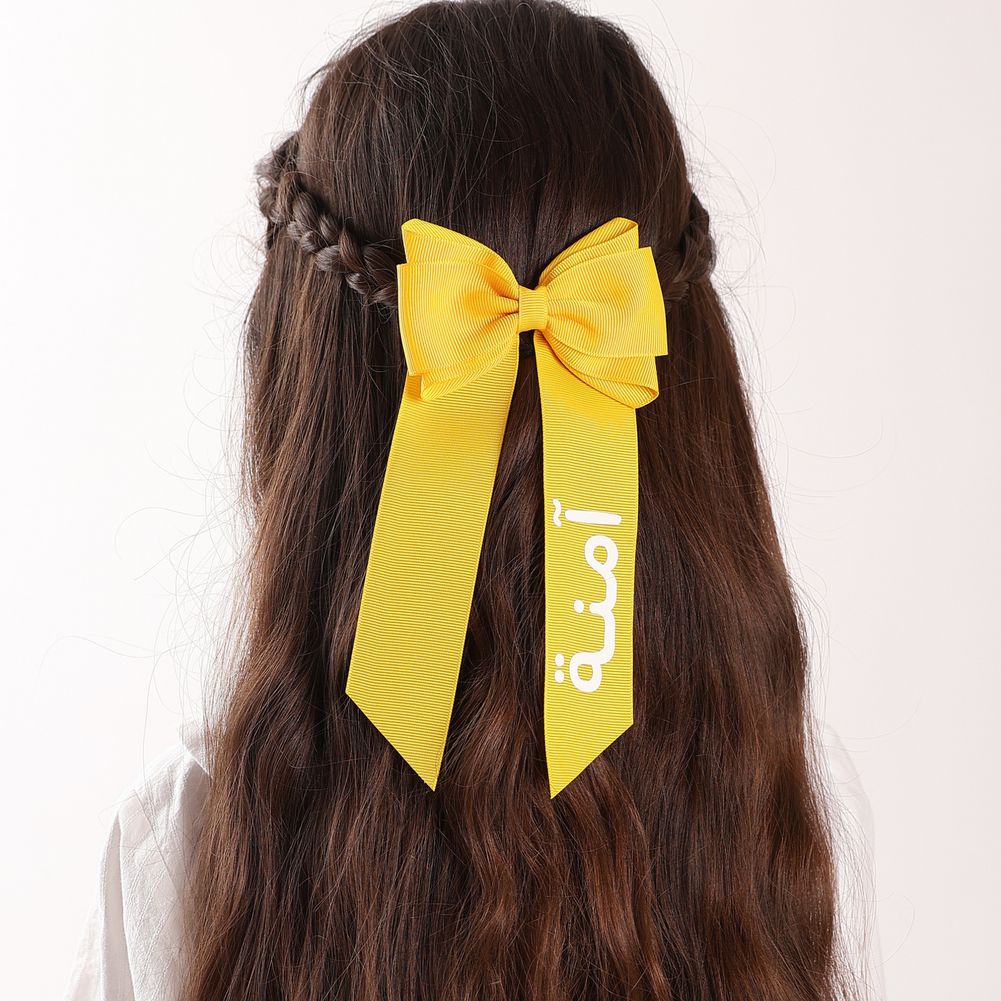 Long Double Personalized Bow - Deep Yellow