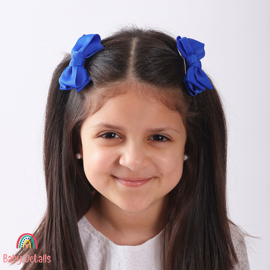 Set of 2 Layers Hair Clip - Royal Blue