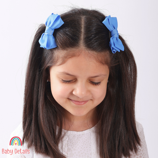 Set of 2 Layers Hair Clip - Sky Blue