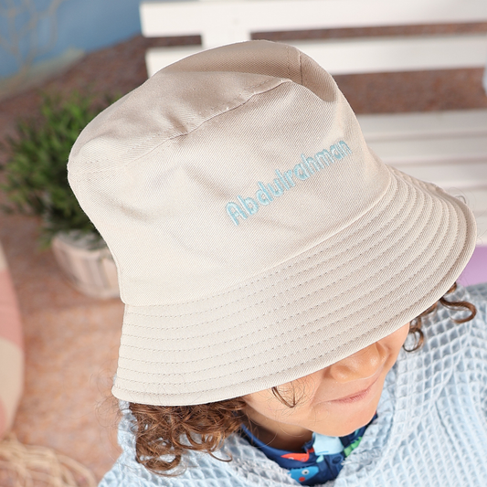 Personalized Beach Bucket Hat - Sand