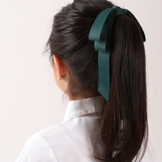 Signature Hair Tie - Deep Green