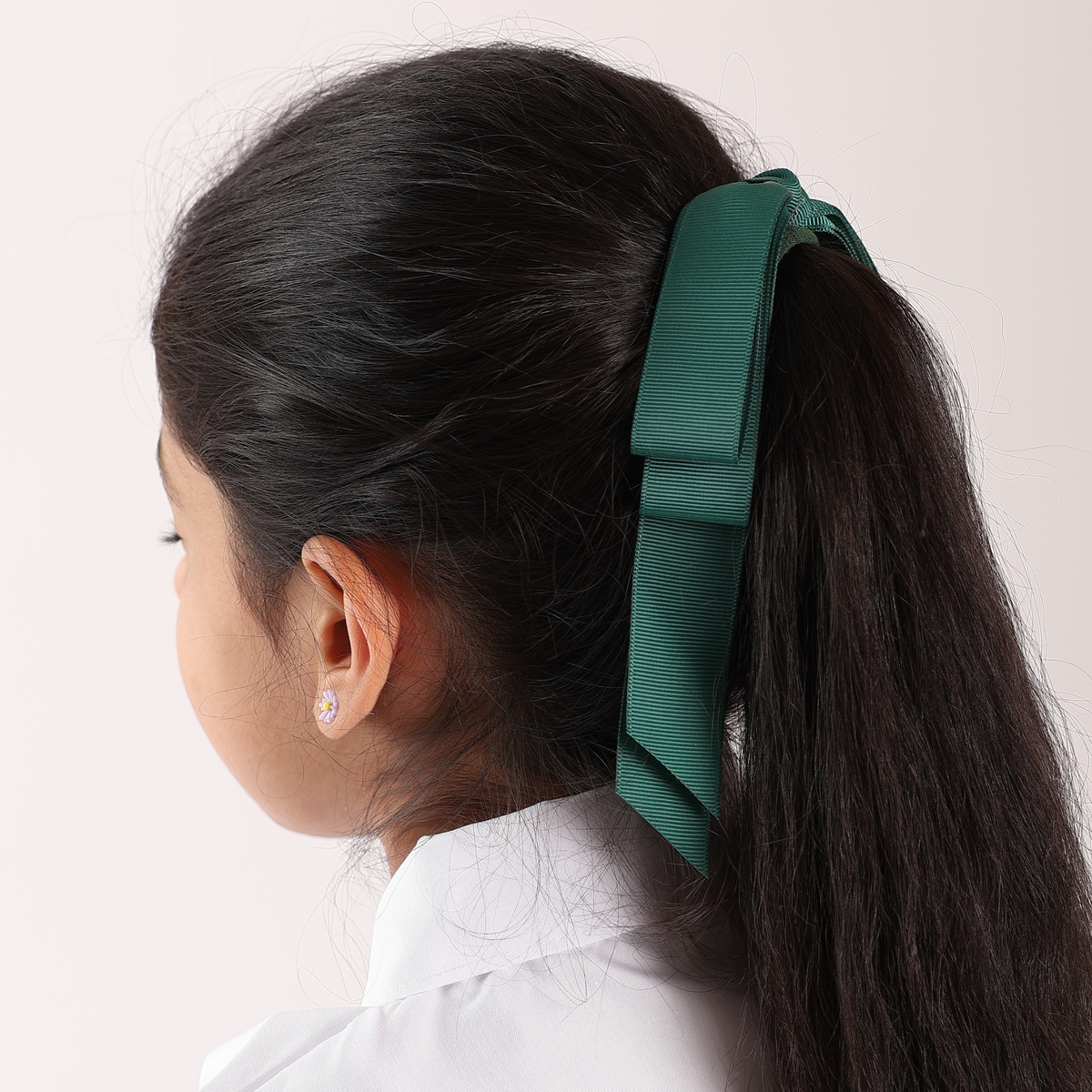 Signature Hair Tie - Dark Green