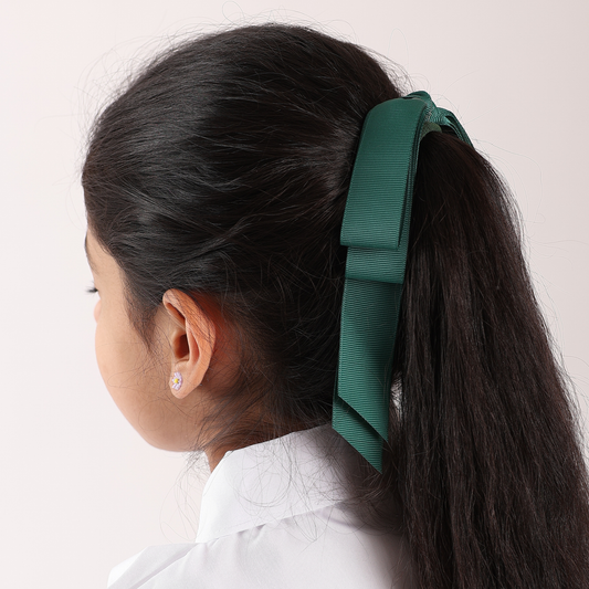 Signature Hair Tie - Dark Green