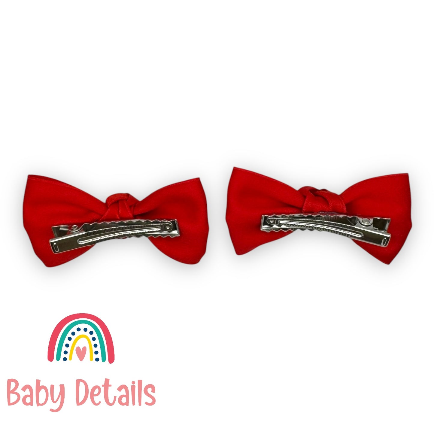 Set of 2 Classic Knot Bows - Red