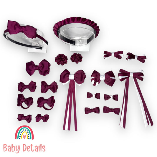 Set 3 - Maroon