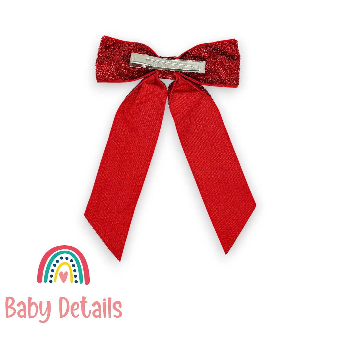 Wide Long Shiny Ribbon - Red
