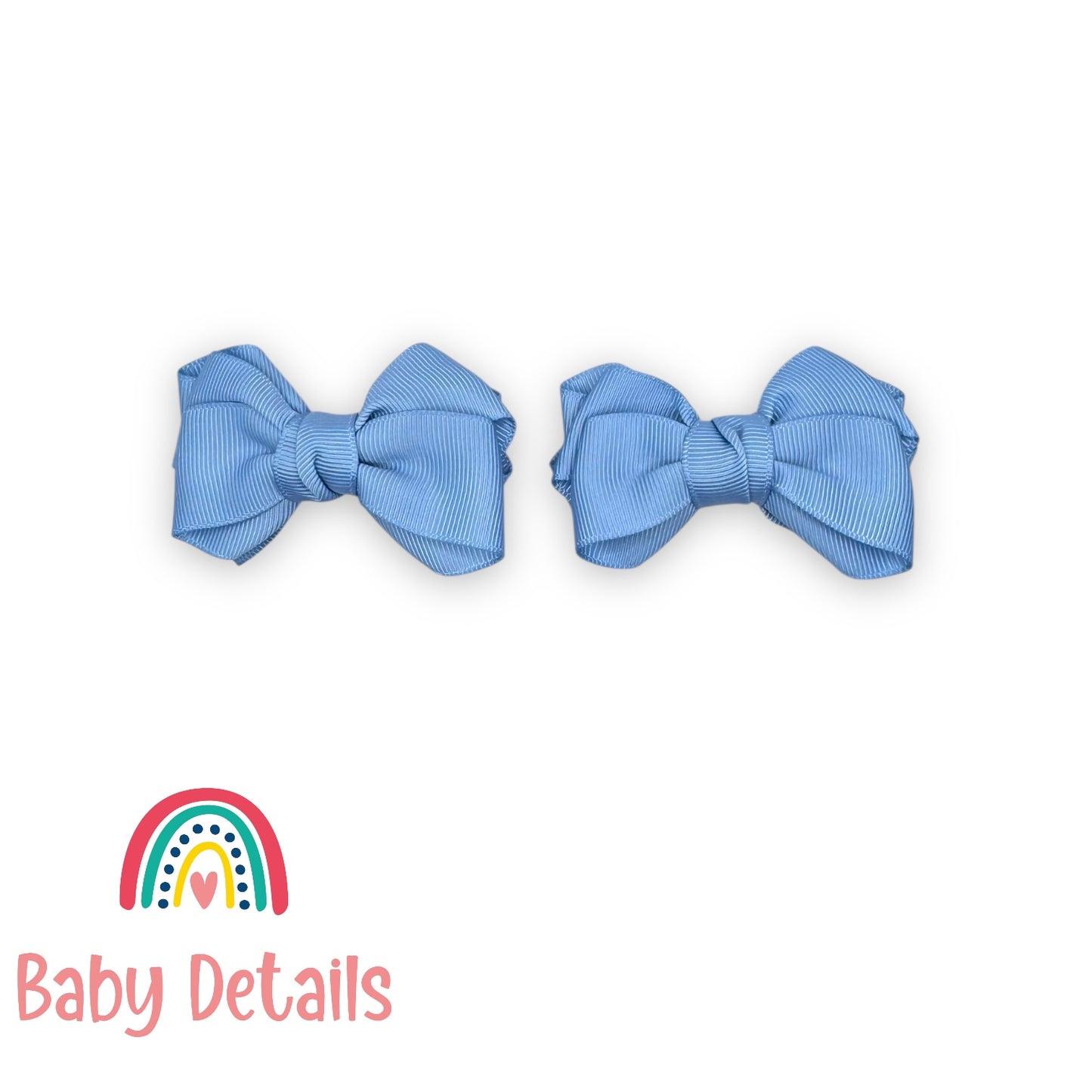 Set of 2 Layers Hair Clip - Ice Blue