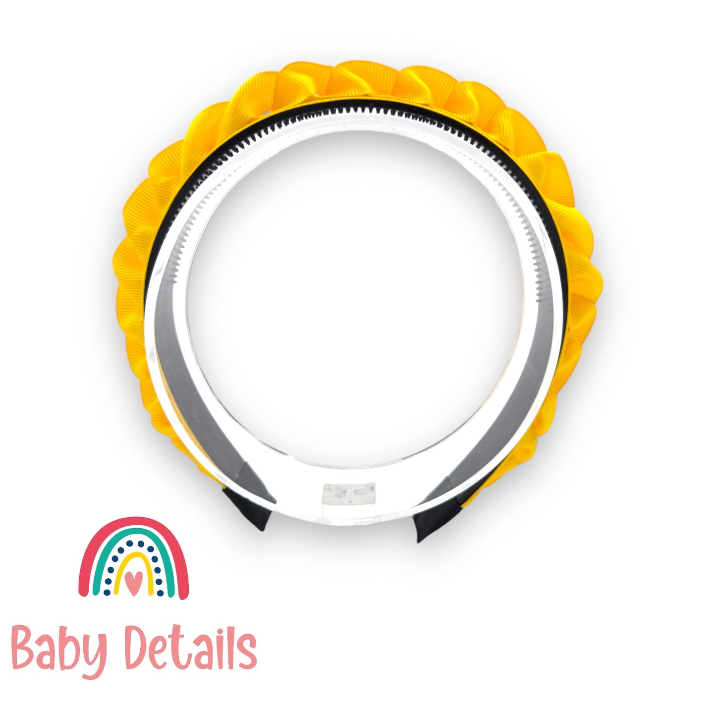 Big Braided Headband - Yellow
