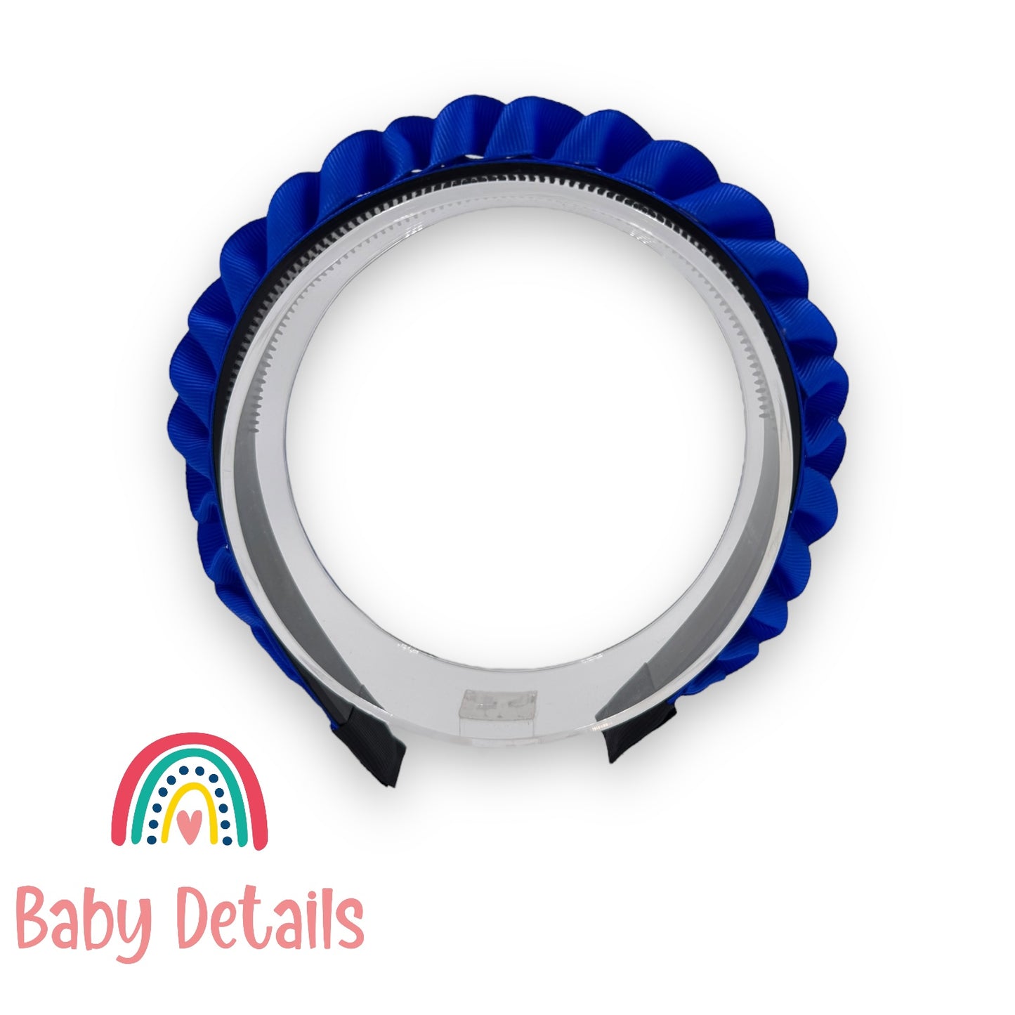 Big Braided Headband - Royal Blue
