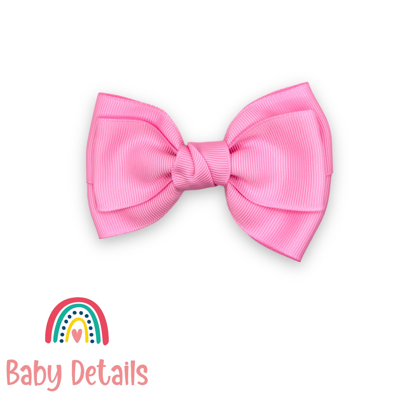 Big Classic Bow hair clip - Light Pink