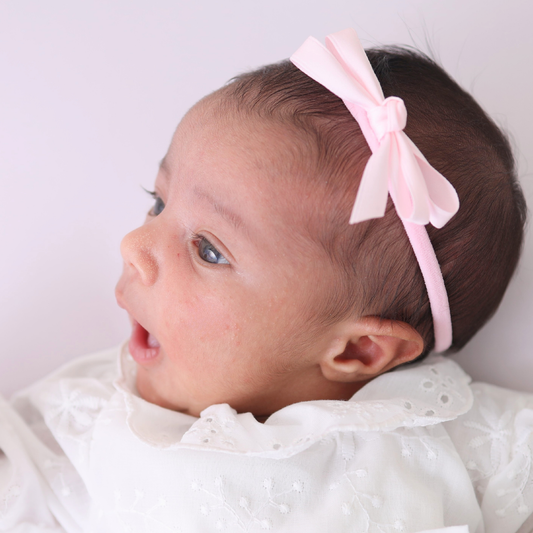 Big Bow Headband - Light Pink